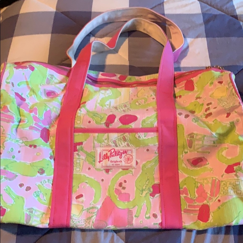 Vintage Lilly Pulitzer originals duffle bag